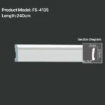 FS-4135 PU Baseboard Moulding