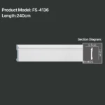 FS-4136 PU Baseboard Moulding