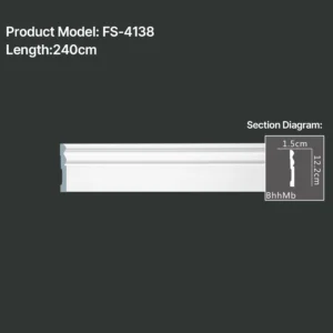 FS-4138 PU Baseboard Moulding