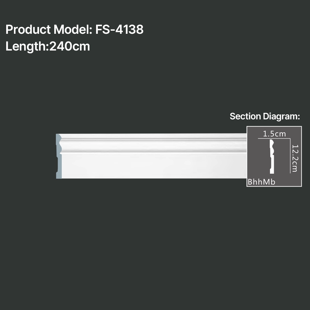 FS-4138 PU Baseboard Moulding