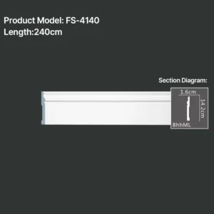 FS-4140 PU Baseboard Moulding