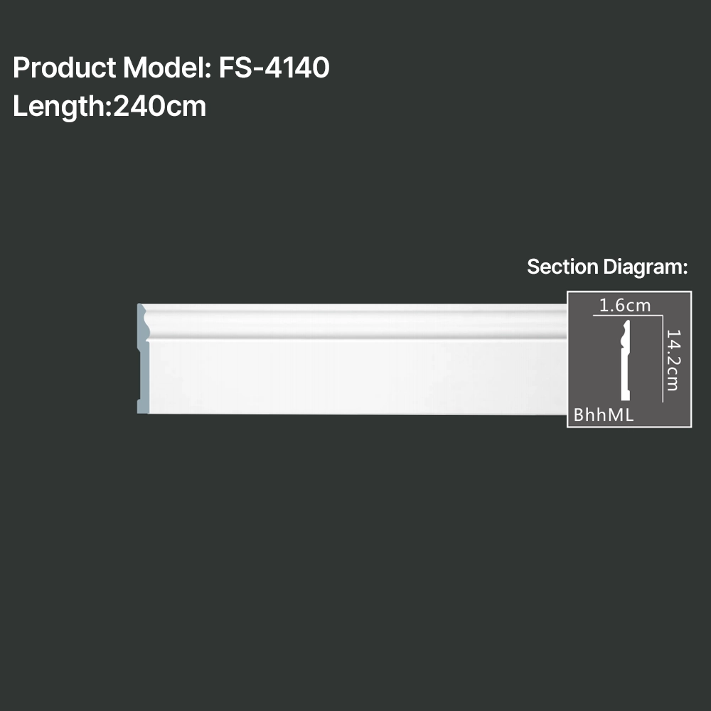 FS-4140 PU Baseboard Moulding