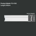 FS-4142 PU Baseboard Moulding