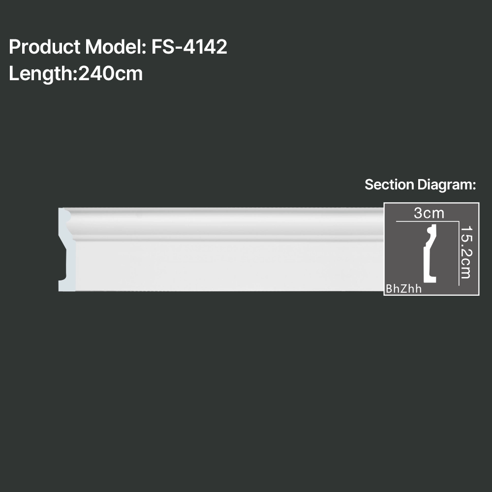 FS-4142 PU Baseboard Moulding