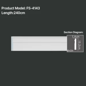 FS-4143 PU Baseboard Moulding