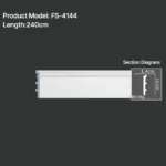 FS-4144 PU Baseboard Moulding