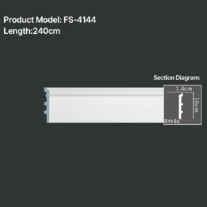 FS-4144 PU Baseboard Moulding