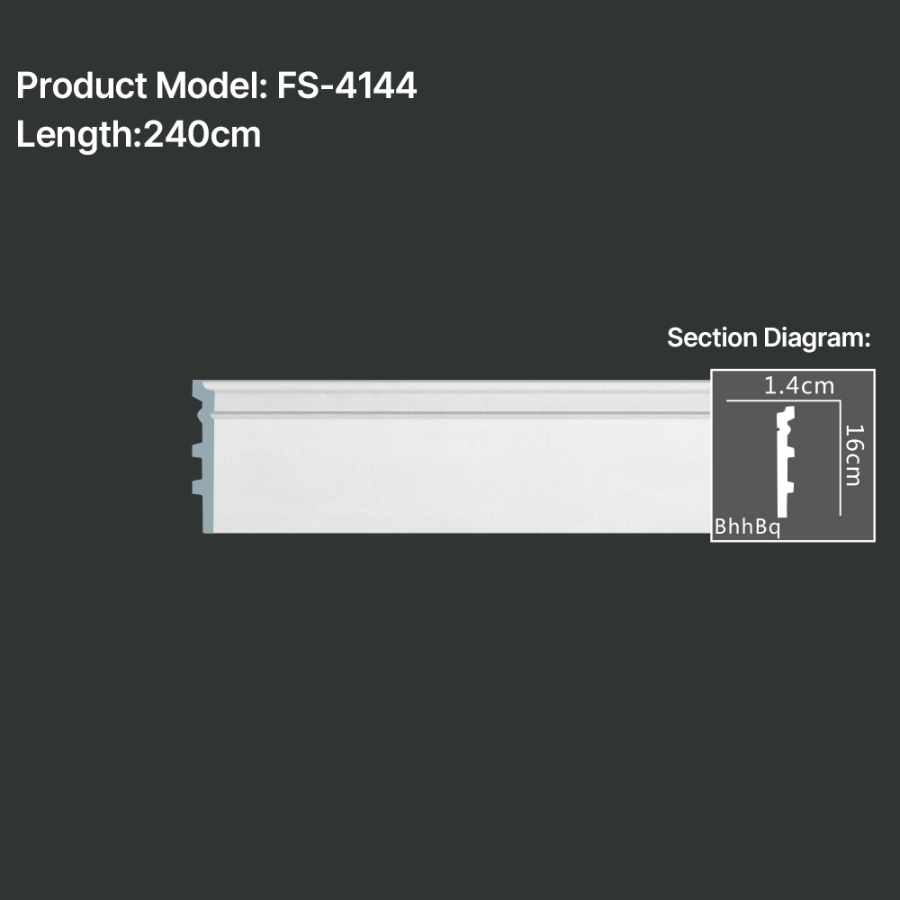 FS-4144 PU Baseboard Moulding