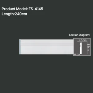 FS-4145 PU Baseboard Moulding