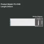 FS-4146 PU Baseboard Moulding