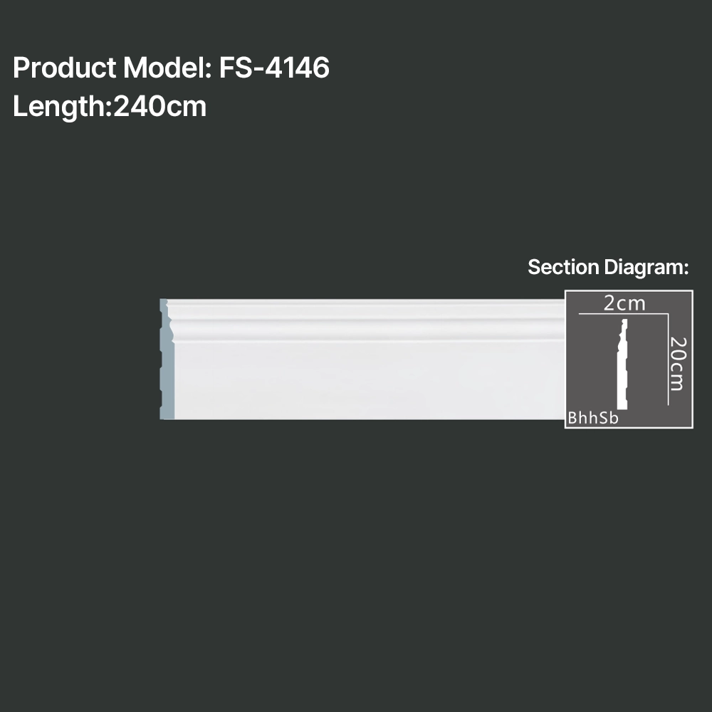FS-4146 PU Baseboard Moulding