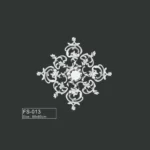 FS-013 PU French decorative ceiling medallion for chandelier and ceiling decoration