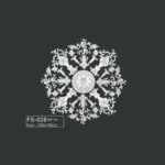 FS-028 PU French decorative ceiling medallion for chandelier and ceiling decoration