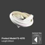 FS-4015 PU flexible moulding for curved wall and ceiling decoration