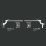 FS-4027 PU one-piece corner ornament for wall frame decoration
