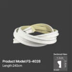 FS-4028 PU flexible moulding for curved wall and ceiling decoration