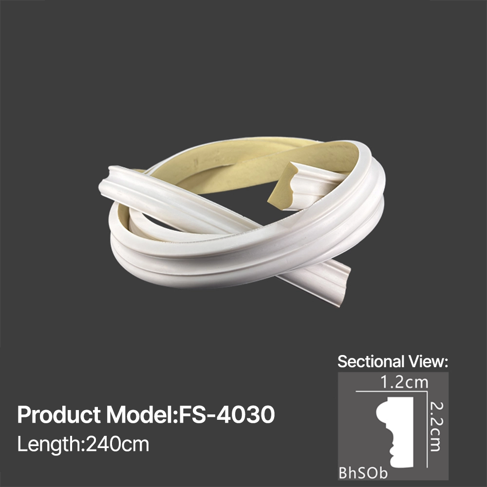 FS-4030 PU flexible moulding for curved wall and ceiling decoration