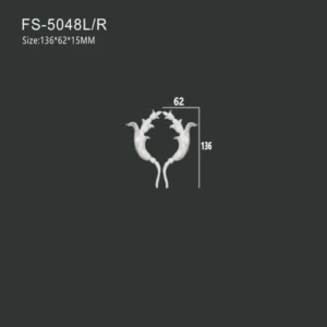 FS-5048L R PU decorative ornament for wall and ceiling decoration