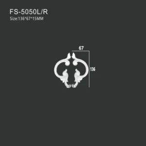 FS-5050L R PU decorative ornament for wall and ceiling decoration