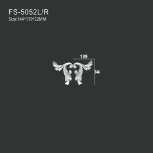 FS-5052L R PU decorative ornament for wall and ceiling decoration