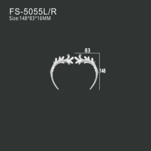 FS-5055L R PU decorative ornament for wall and ceiling decoration