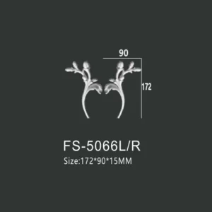 FS-5066L R PU decorative ornament for wall and ceiling decoration