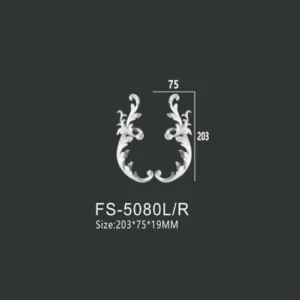 FS-5080L R PU decorative ornament for wall and ceiling decoration