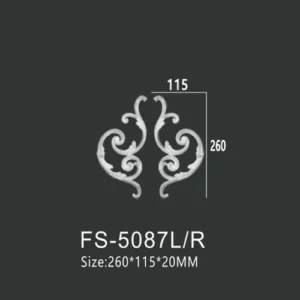 FS-5087L R PU decorative ornament for wall and ceiling decoration
