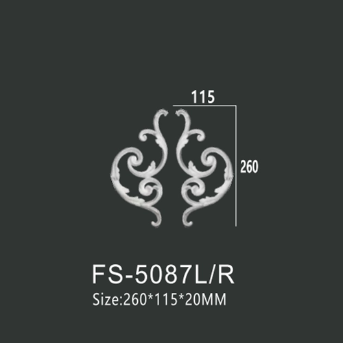 FS-5087L R PU decorative ornament for wall and ceiling decoration