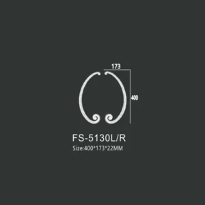 FS-5130L R PU decorative ornament for wall and ceiling decoration