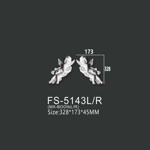 FS-5143L R PU decorative ornament for wall and ceiling decoration