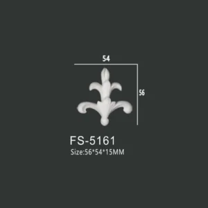 FS-5161 PU decorative ornament for wall and ceiling decoration