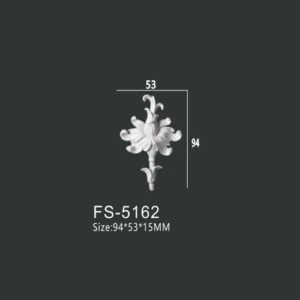 FS-5162 PU decorative ornament for wall and ceiling decoration