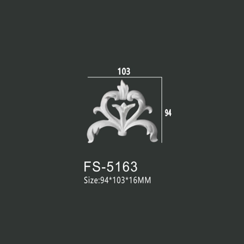 FS-5163 PU decorative ornament for wall and ceiling decoration
