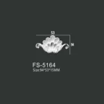 FS-5164 PU decorative ornament for wall and ceiling decoration