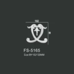 FS-5165 PU decorative ornament for wall and ceiling decoration