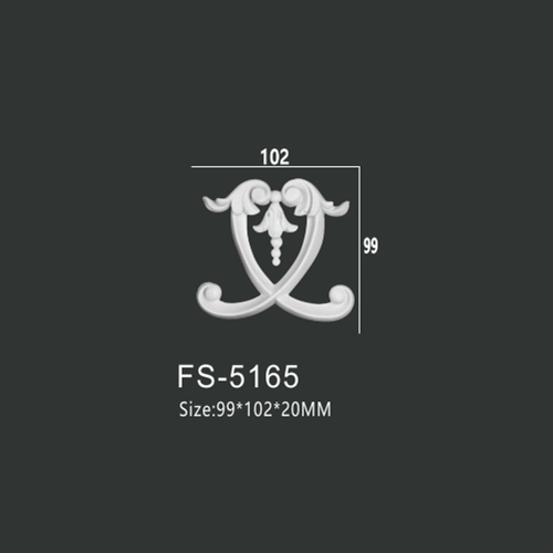 FS-5165 PU decorative ornament for wall and ceiling decoration