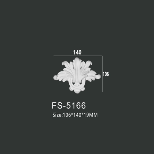 FS-5166 PU decorative ornament for wall and ceiling decoration