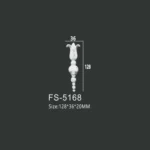 FS-5168 PU decorative ornament for wall and ceiling decoration