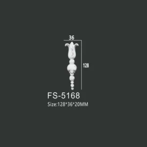 FS-5168 PU decorative ornament for wall and ceiling decoration