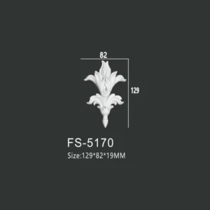 FS-5170 PU decorative ornament for wall and ceiling decoration