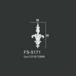 FS-5171 PU decorative ornament for wall and ceiling decoration