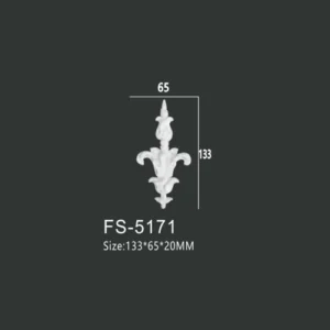 FS-5171 PU decorative ornament for wall and ceiling decoration