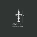 FS-5172 PU decorative ornament for wall and ceiling decoration