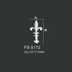 FS-5172 PU decorative ornament for wall and ceiling decoration