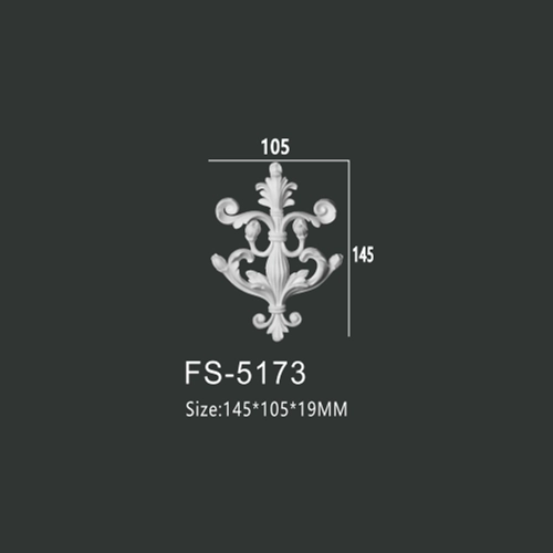 FS-5173 PU decorative ornament for wall and ceiling decoration