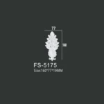 FS-5175 PU decorative ornament for wall and ceiling decoration