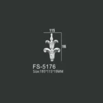 FS-5176 PU decorative ornament for wall and ceiling decoration