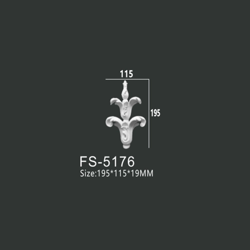 FS-5176 PU decorative ornament for wall and ceiling decoration