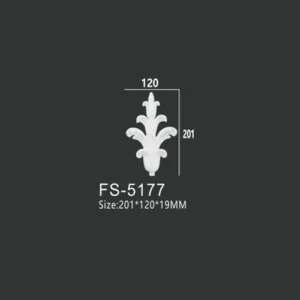 FS-5177 PU decorative ornament for wall and ceiling decoration